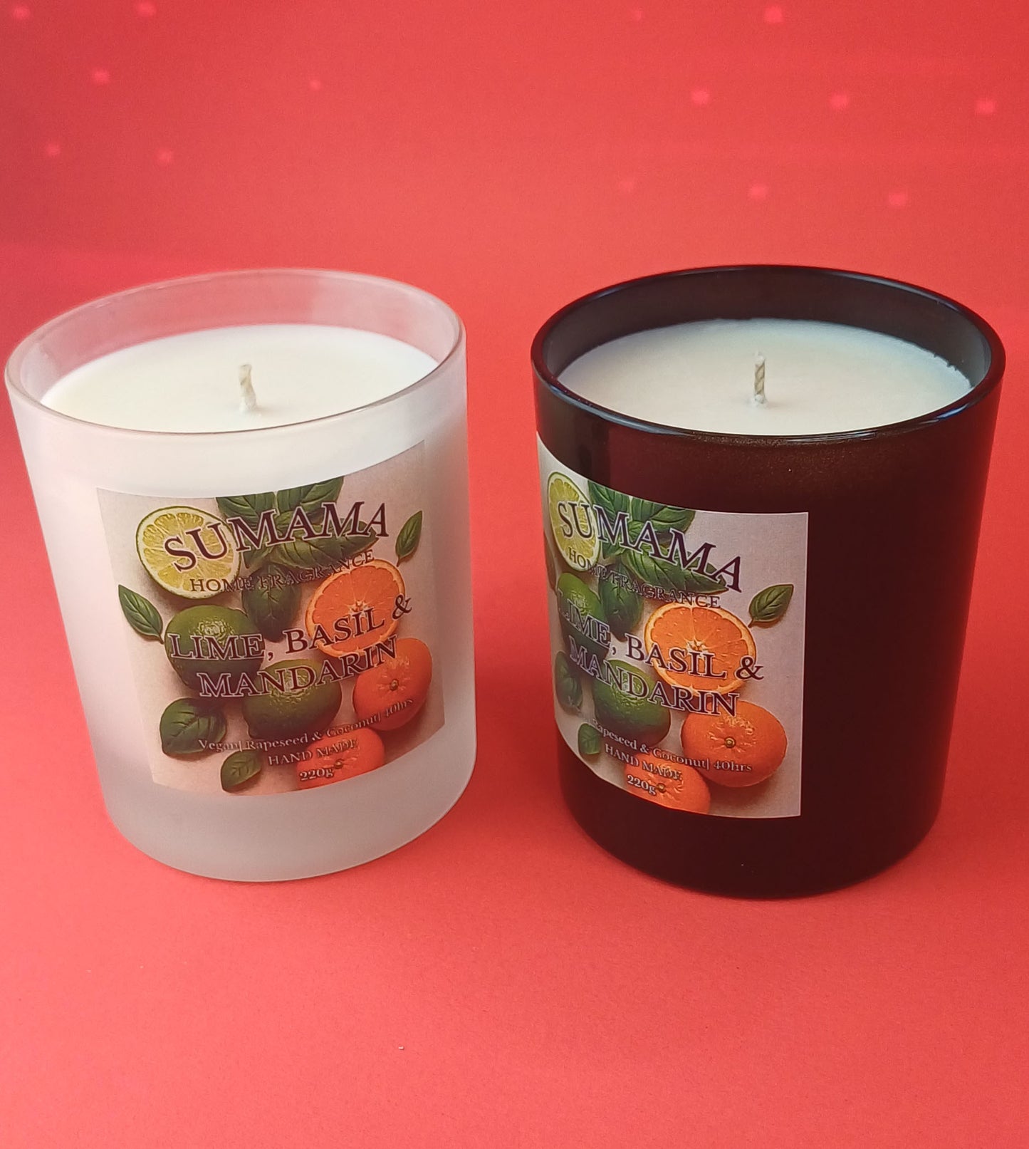 Lime, Basil & Mandarin 220g Candle