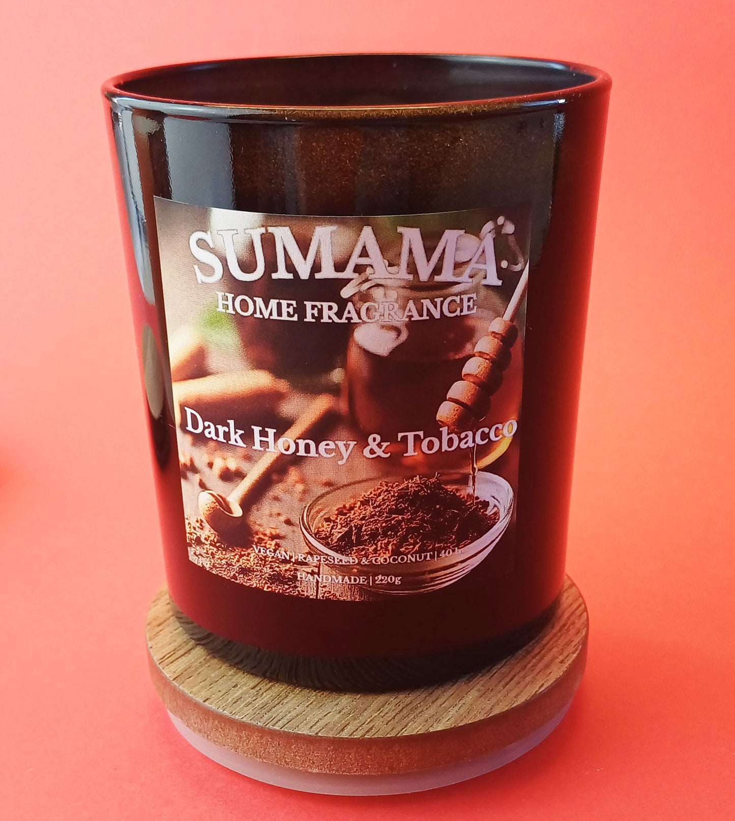 Dark Honey & Tobacco 220g Candle
