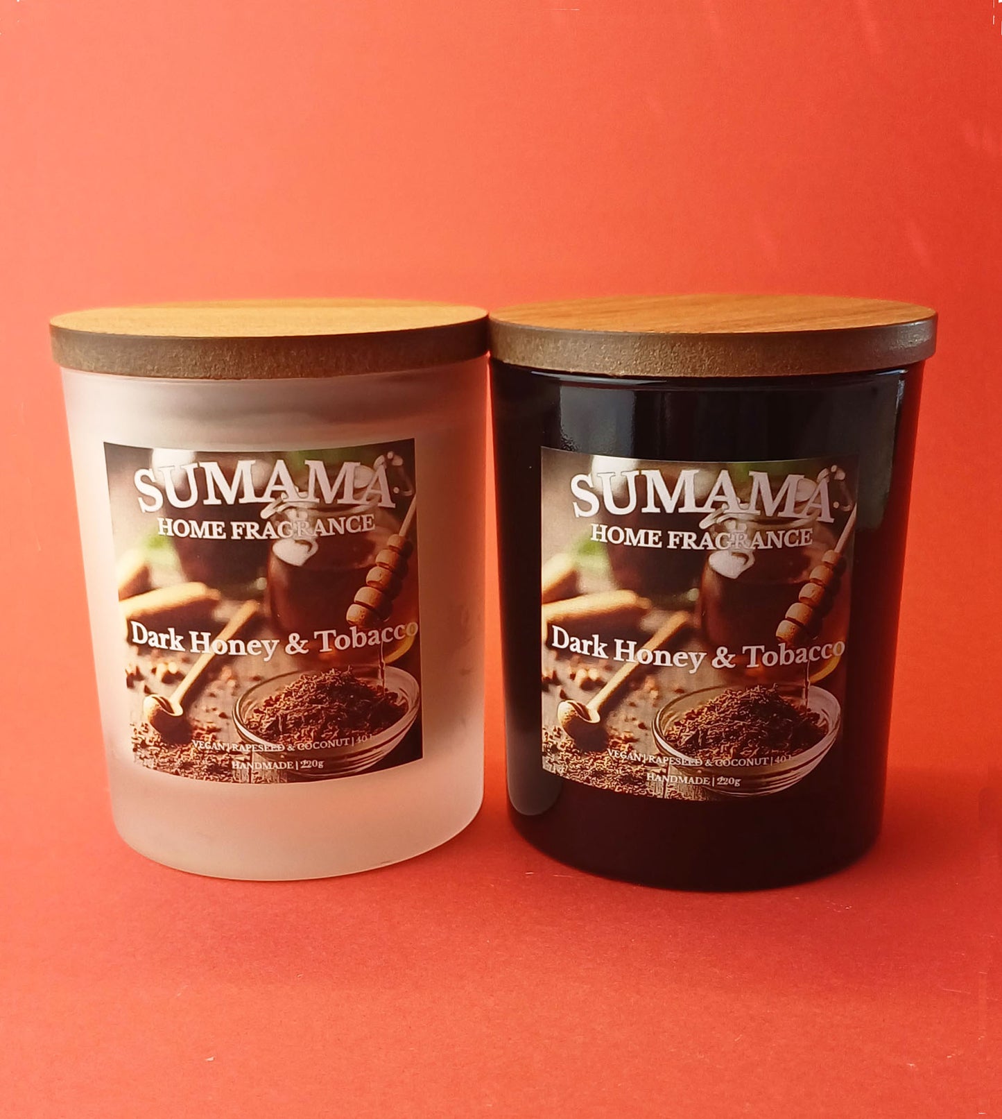 Dark Honey & Tobacco 220g Candle