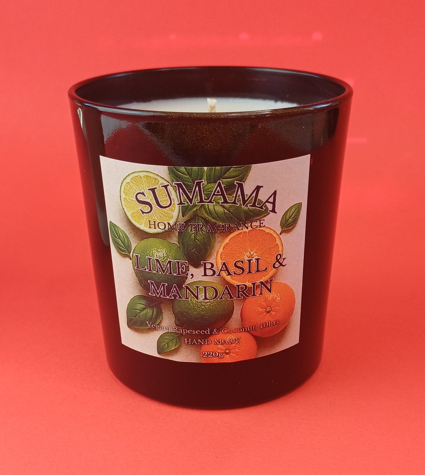 Lime, Basil & Mandarin 220g Candle