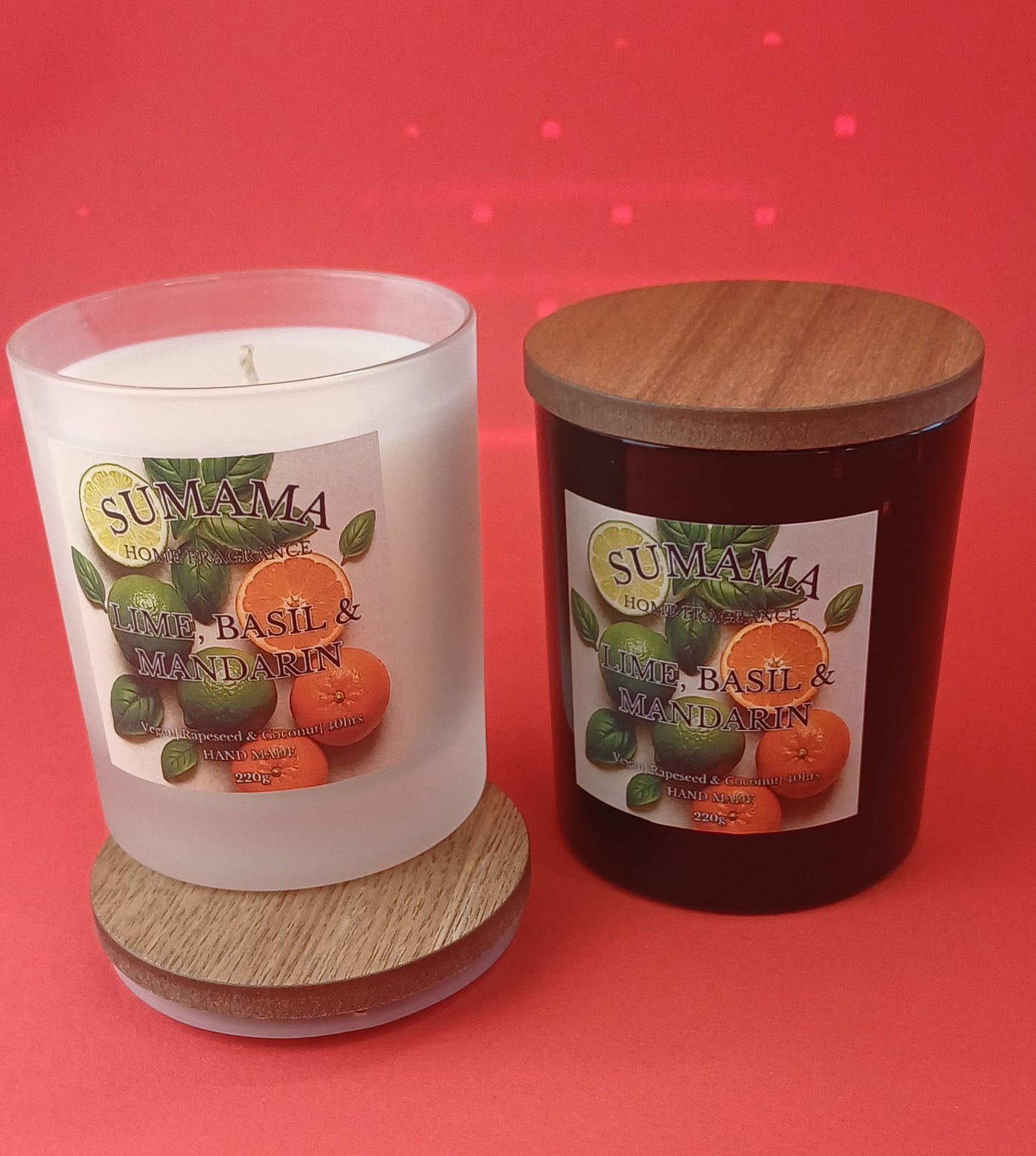 Lime, Basil & Mandarin 220g Candle