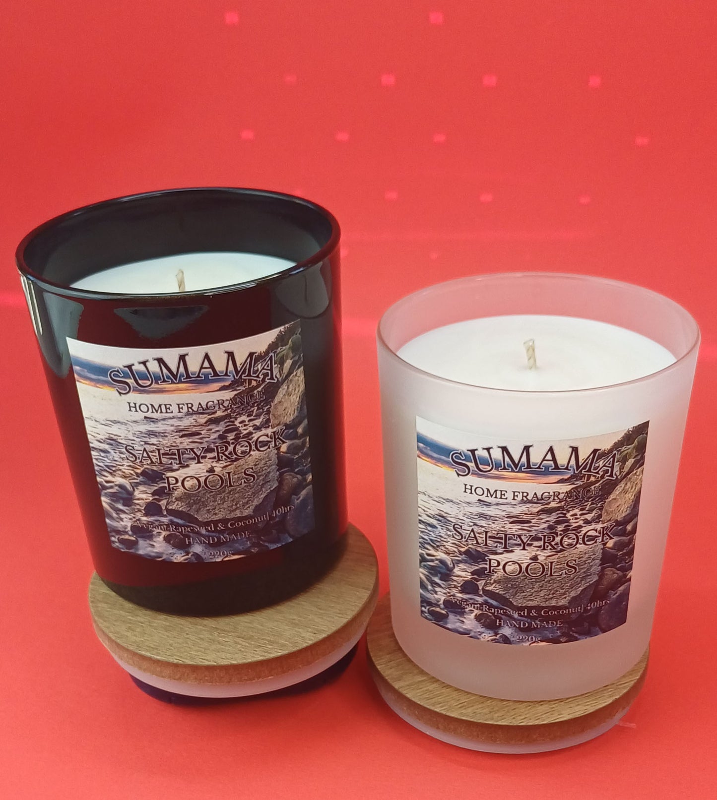 Salty Rock Pools 220g Candle