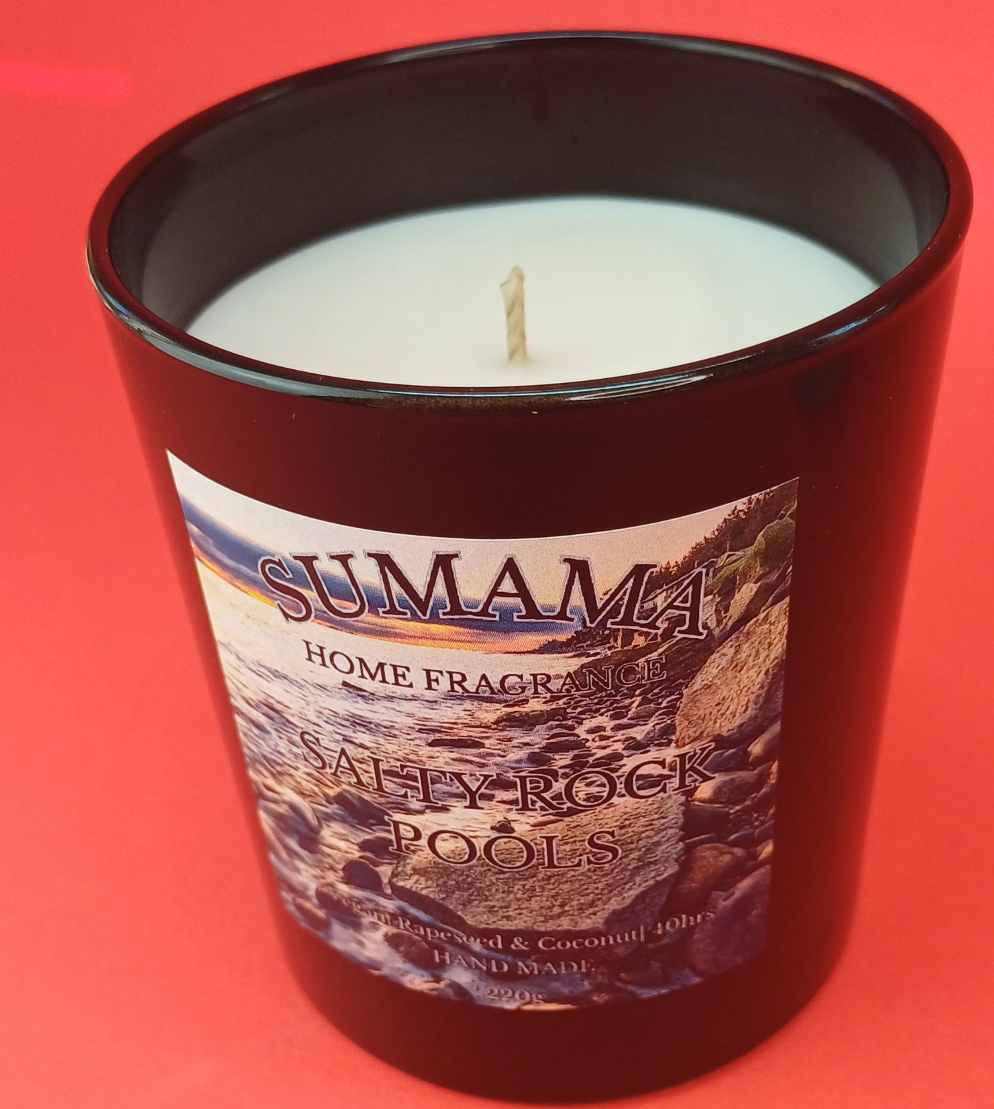 Salty Rock Pools 220g Candle