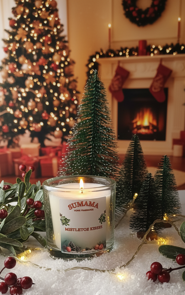 MISTLETOE KISSES - 400g CANDLE