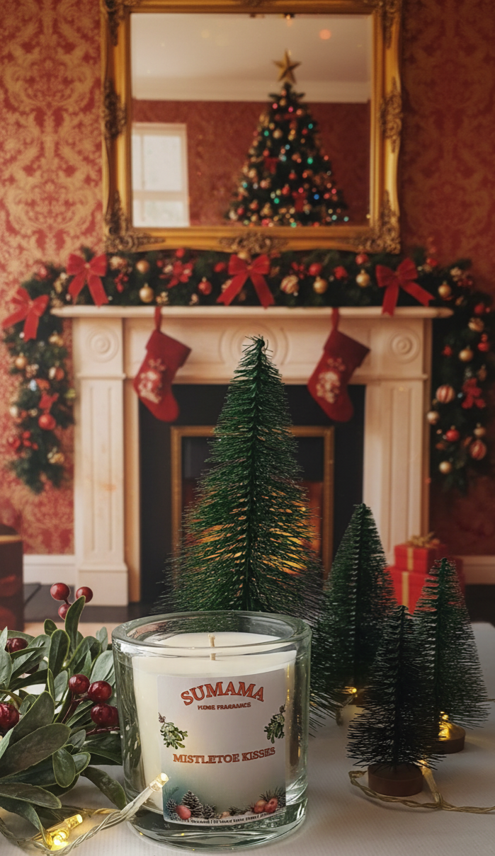 MISTLETOE KISSES - 400g CANDLE