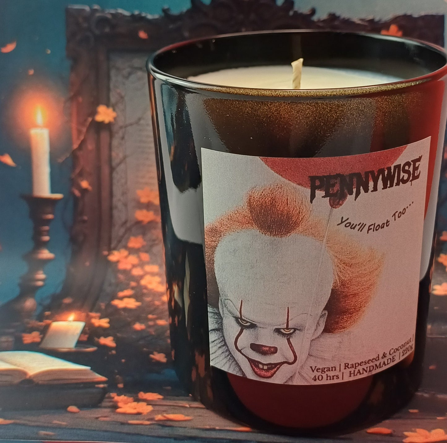 You'll Float Too 220g Halloween Candle